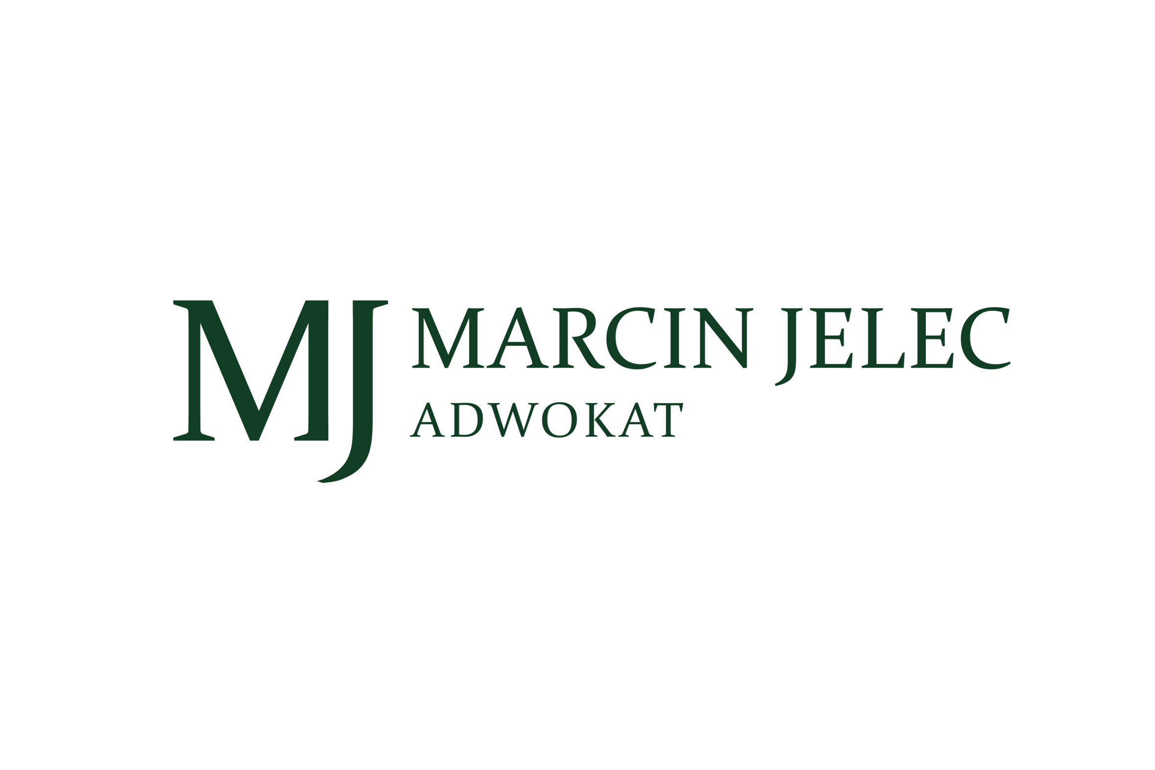 Projekt logo adwokata Marcina Jelca