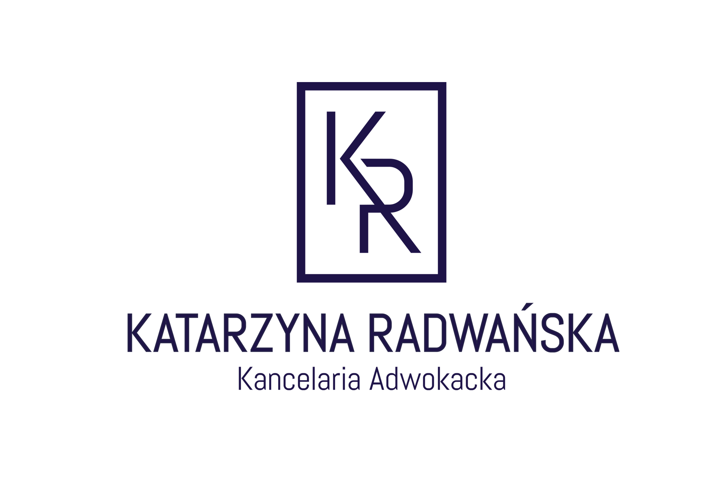 Projekt logo Kancelarii Adwokackiej Katarzyny Radwańskiej