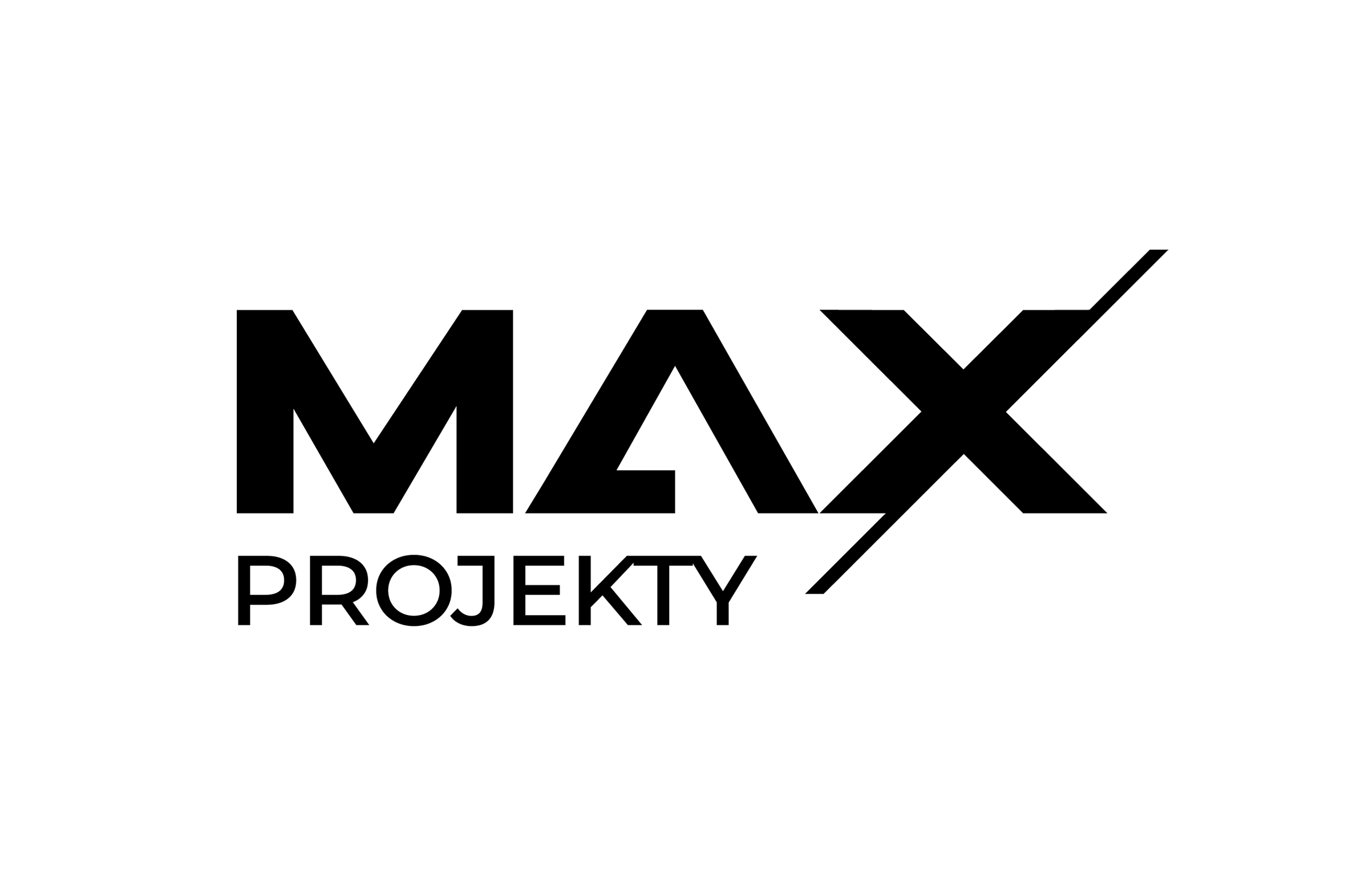 Projekt logo pracowni projektów budowlanych MAX Projekty