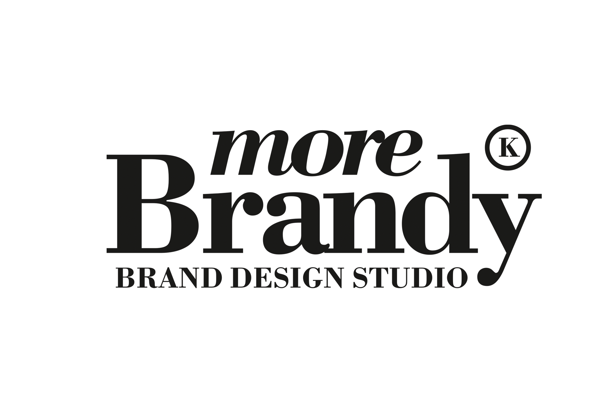 Projekt logo studia brandingowego moreBrandy
